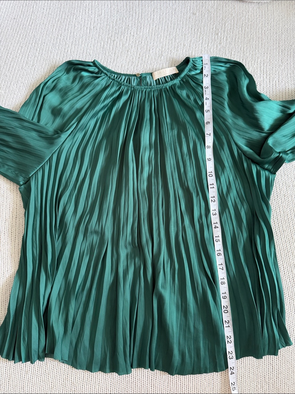 Ulla Johnson Aidy Blouse Emerald Green Size 8 - Picture 8 of 11